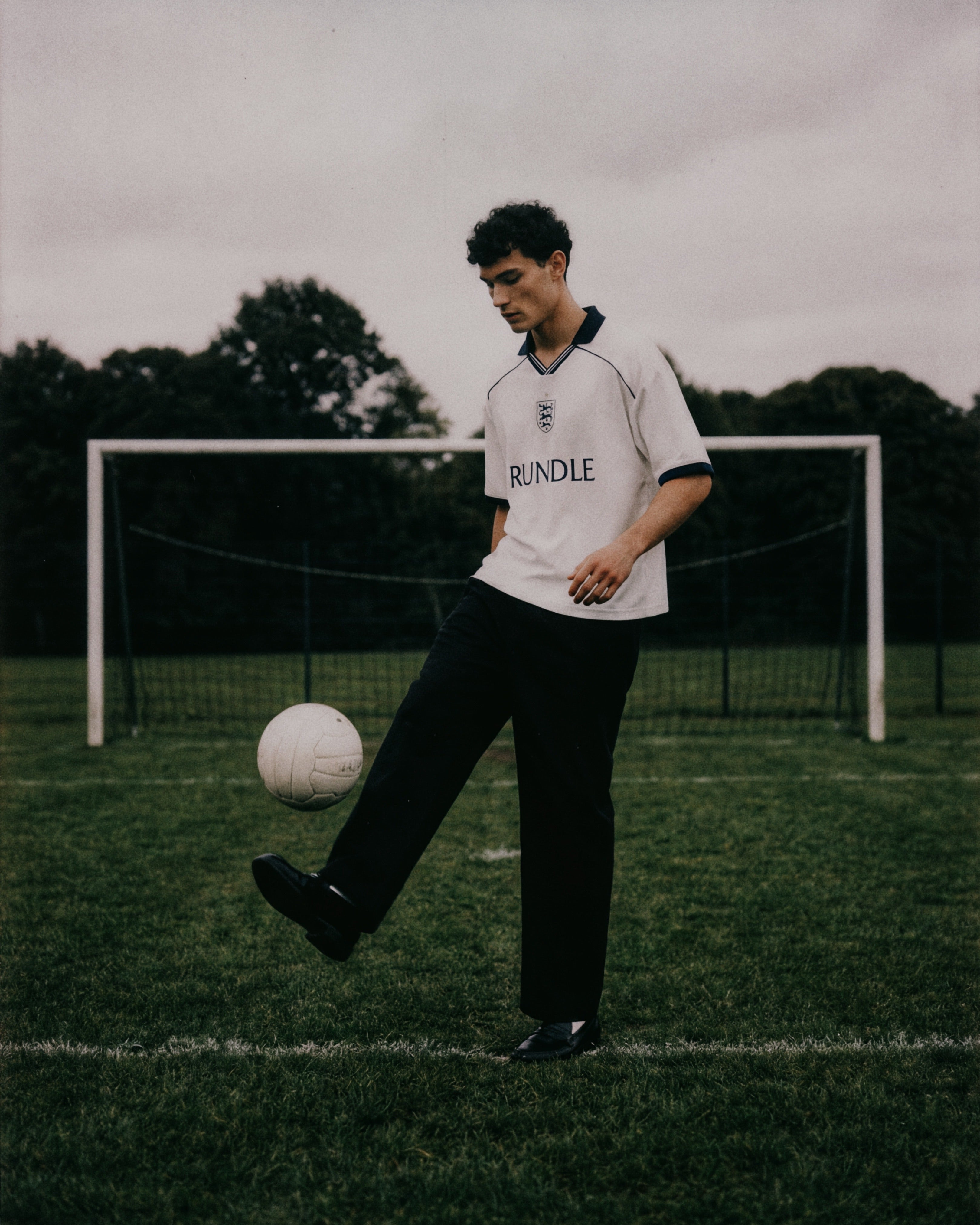 Emblem Boxy Football Shirt