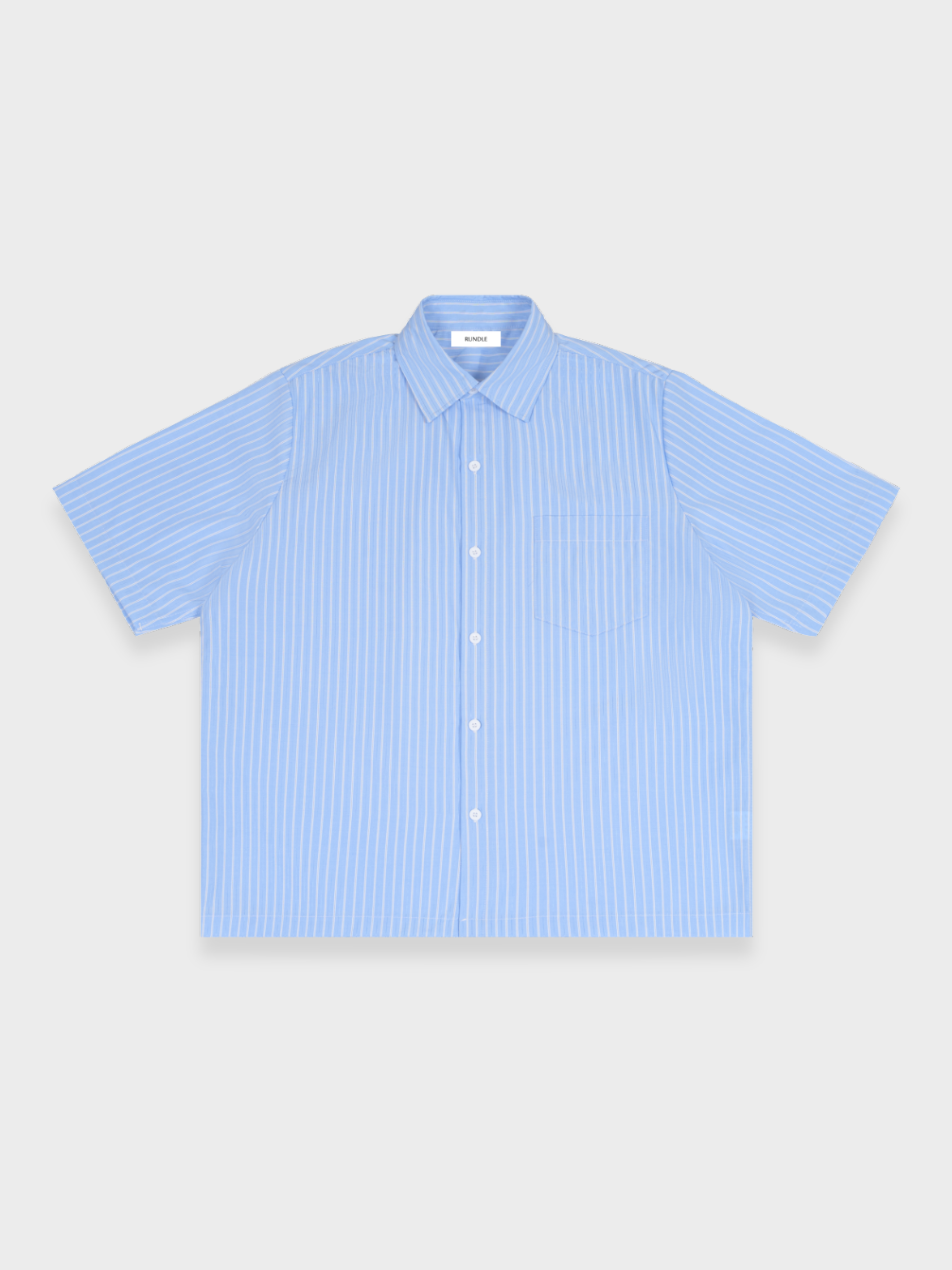 Striped Boxy Short Sleeve Shirt