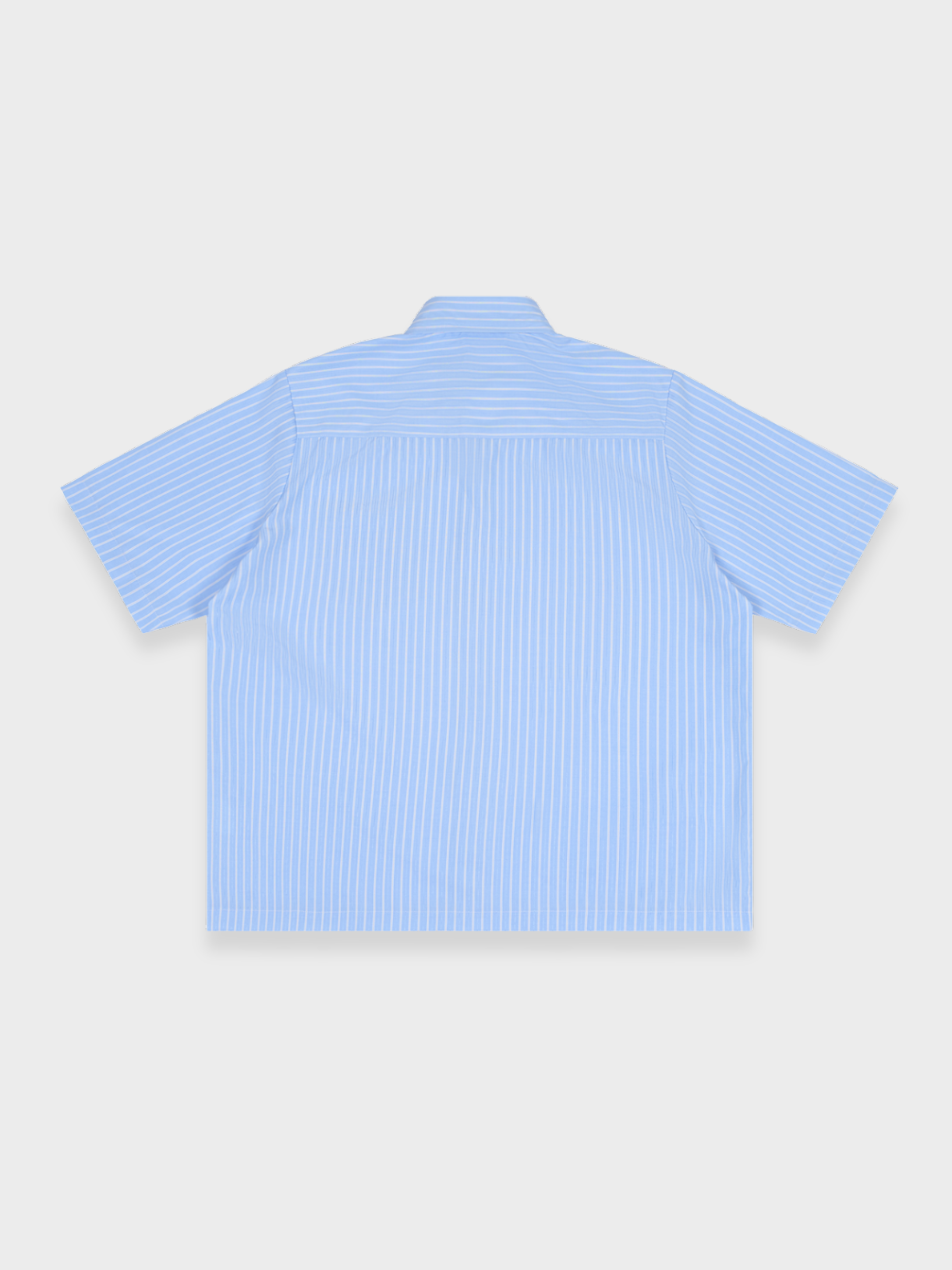 Striped Boxy Short Sleeve Shirt
