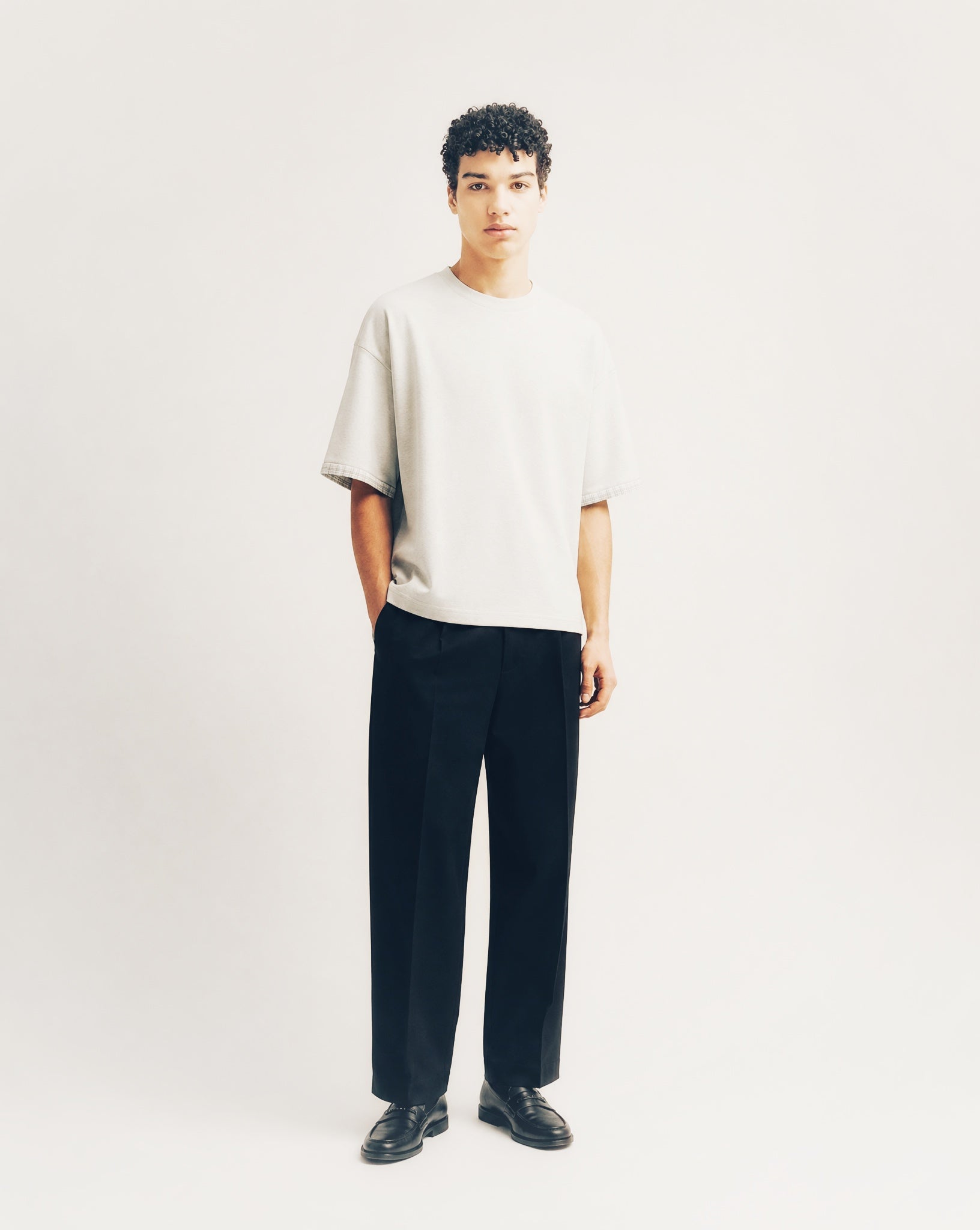 Boxy Double-Layer T-Shirt ODMPOD