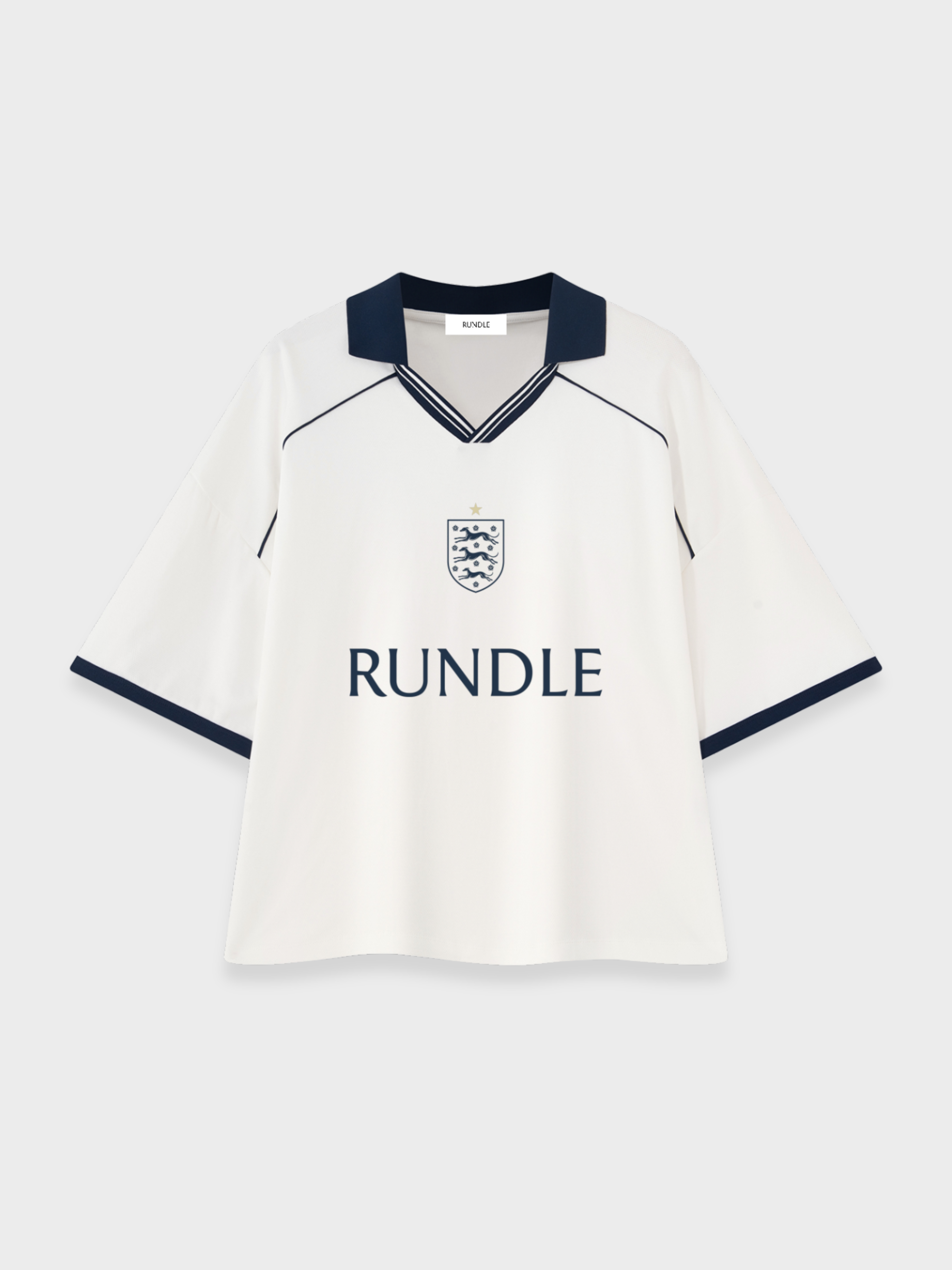 Emblem Boxy Football Shirt
