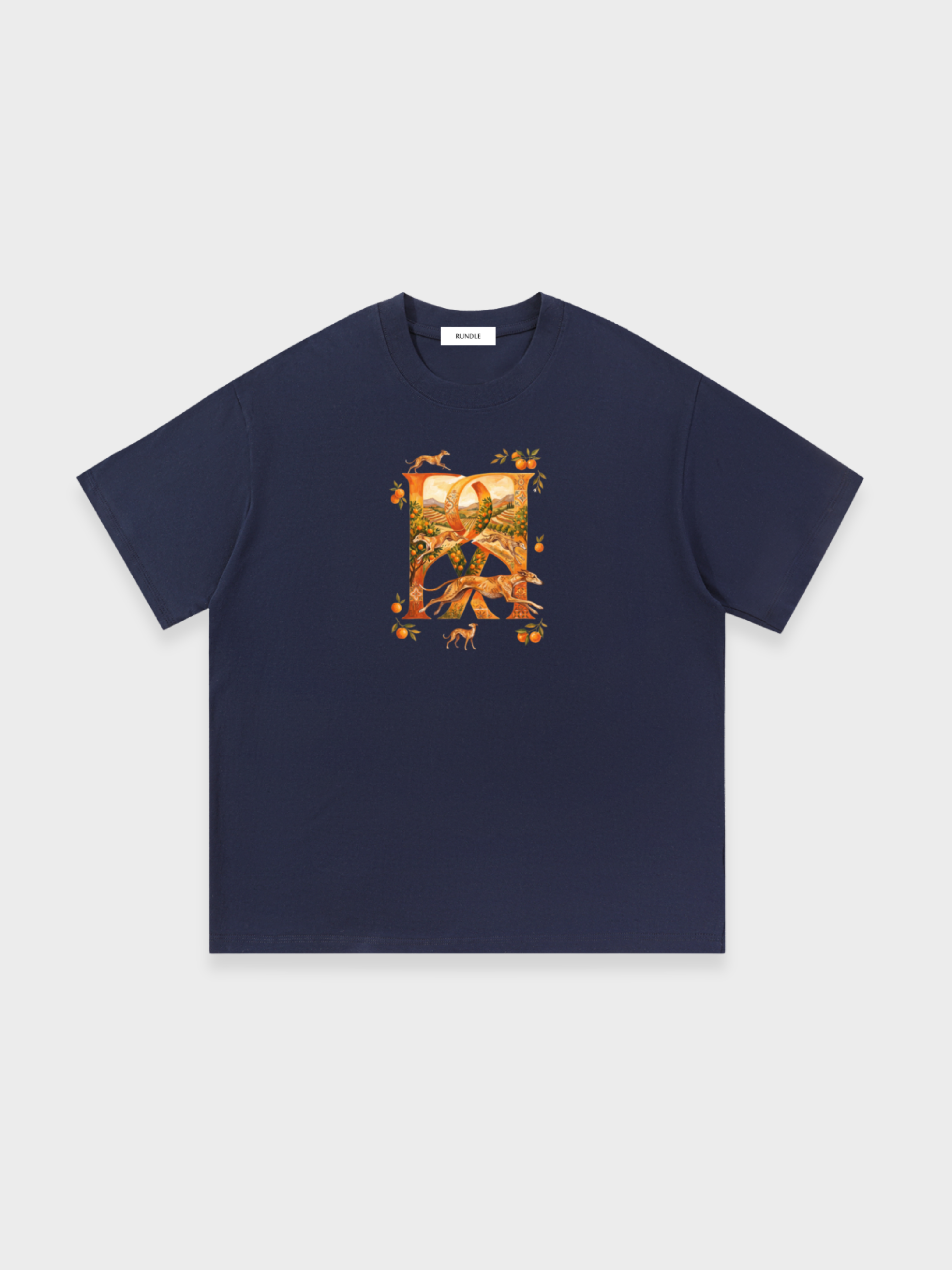 Galgo Graphic Print Cotton T-Shirt