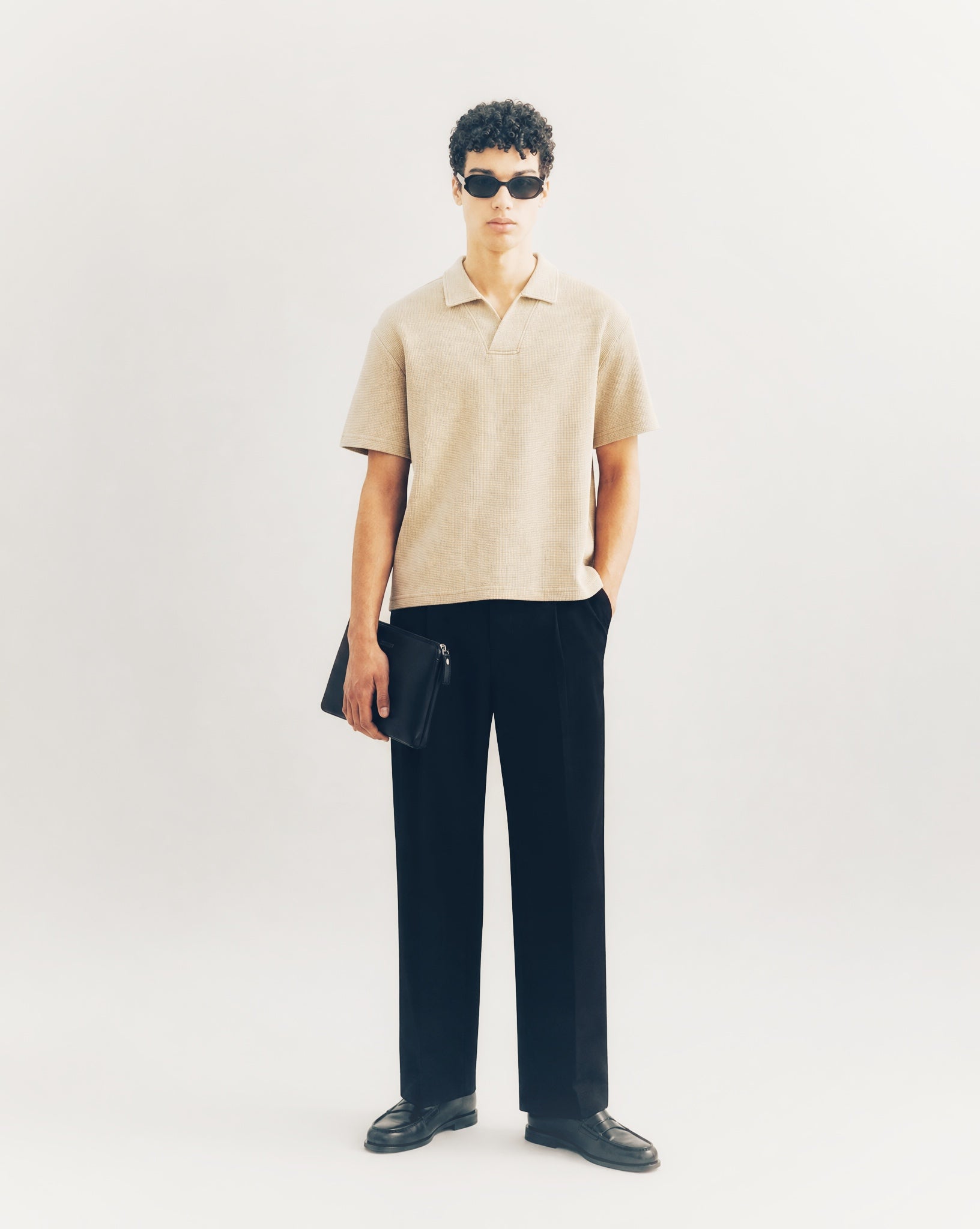 L'Enova Boxy Polo Shirt