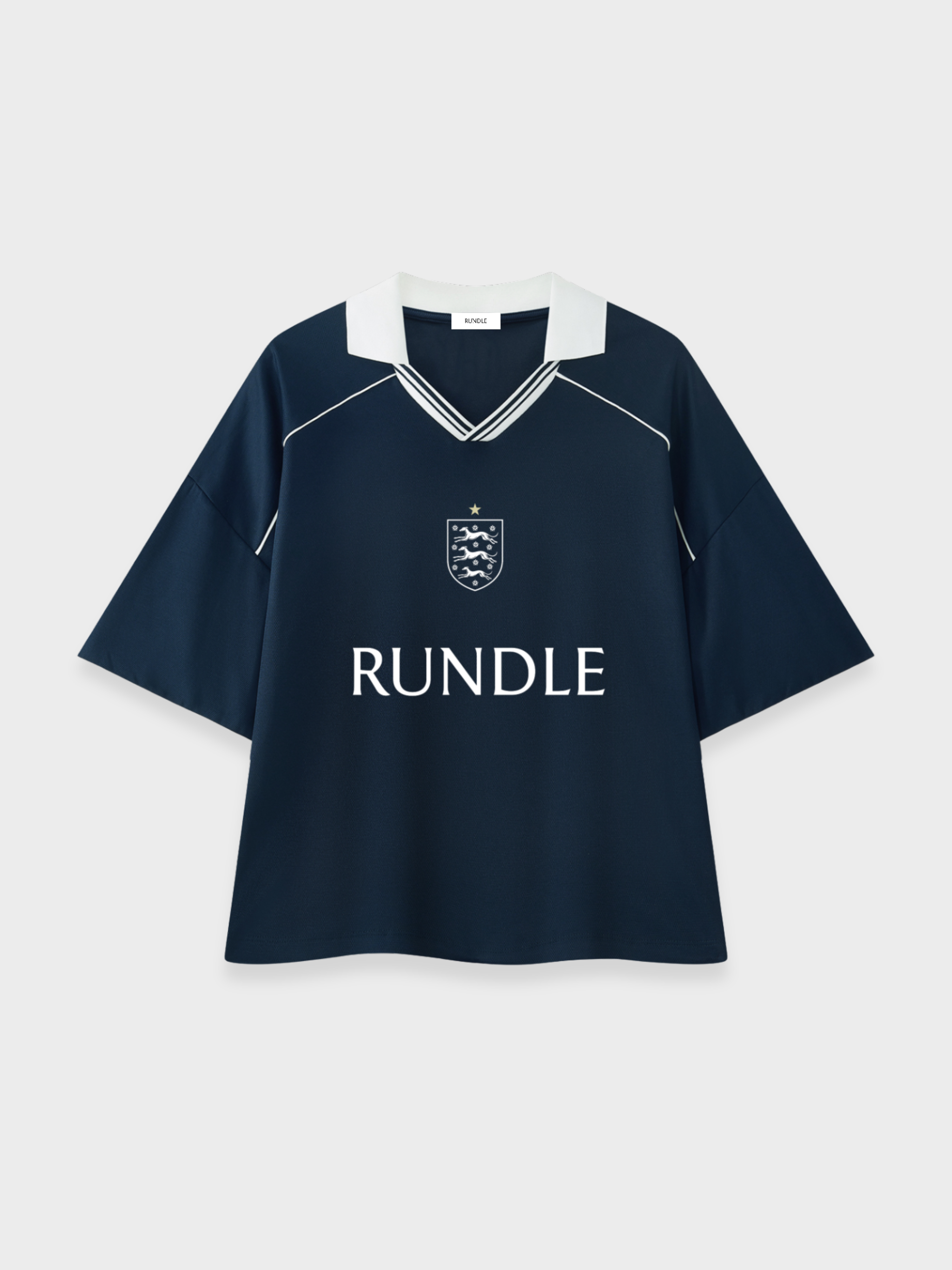Emblem Boxy Football Shirt