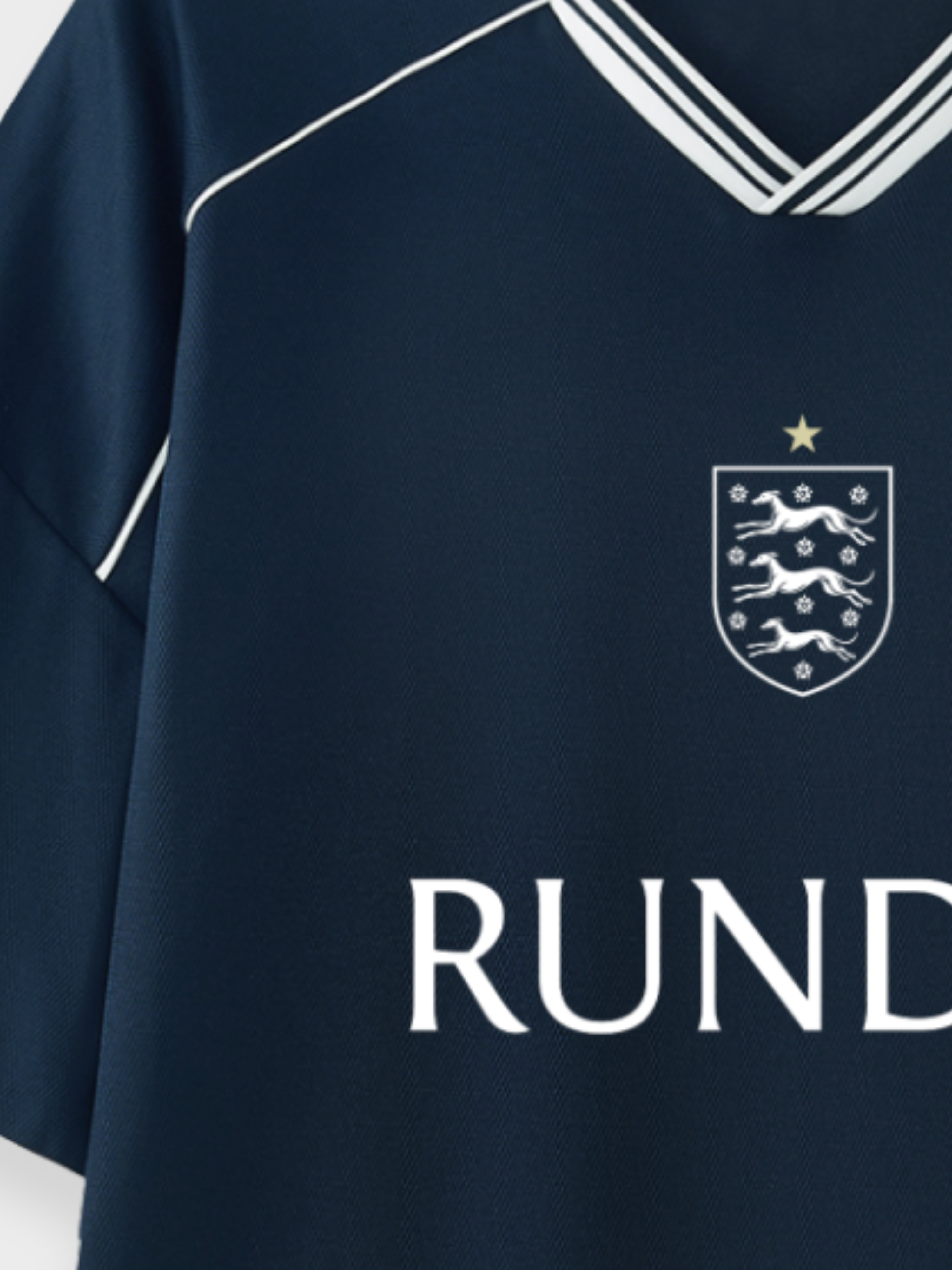 Emblem Boxy Football Shirt